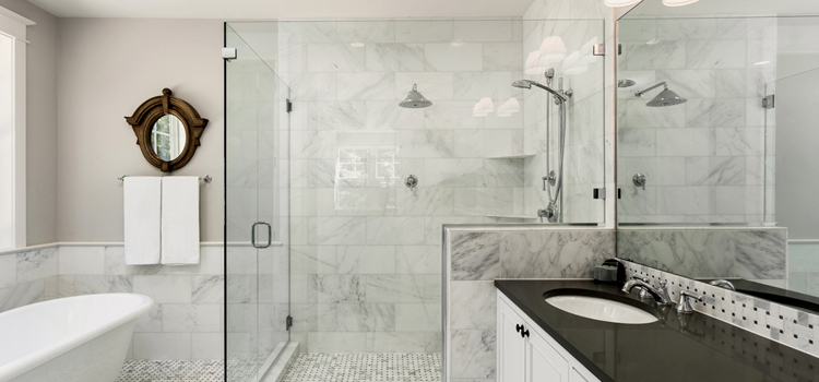 bathroom shower door installation in Palm Coast